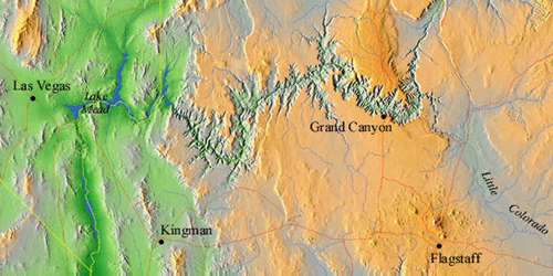 Grand Canyon Map